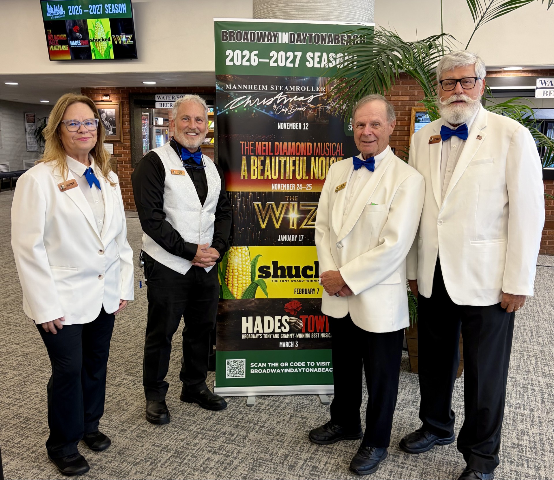 Volunteer Ushers at Peabody Auditorium theater 