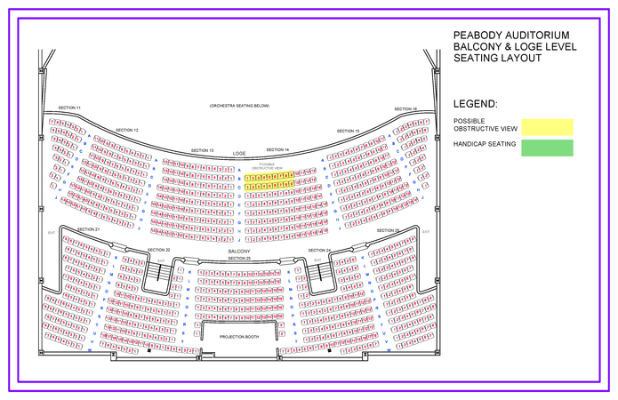 Loge and Balcony Level Seating